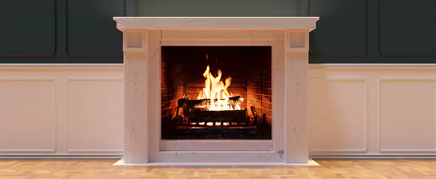 Open Flame Wood-Burning Fireplace Installation Services in Arlington Heights, Illinois